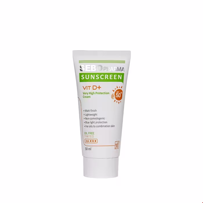 کرم ضدآفتاب 50 SPF فاقد چربی سبو فارما مای 50 میلی لیتری