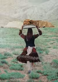 تابلو نقاشی زن عشایر کد 101048