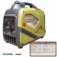 موتور برق بنزینی یورو پاور سایلنت 4 کیلووات مدل EP7700S INV