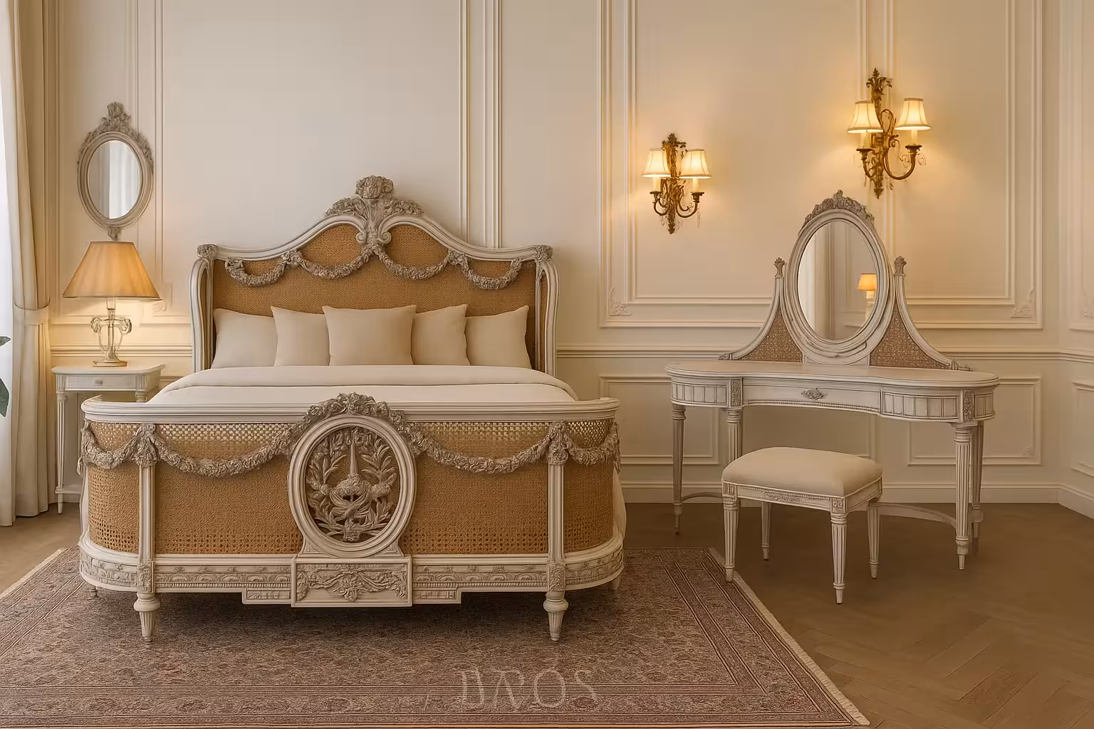 قیمت سرویس خواب دو نفره ژورنالی کویین | باروس