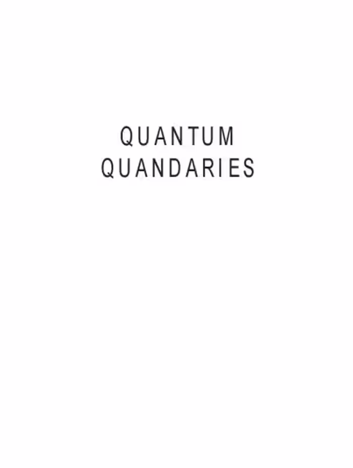 خرید و دانلود نسخه کامل کتاب Quantum Quandaries