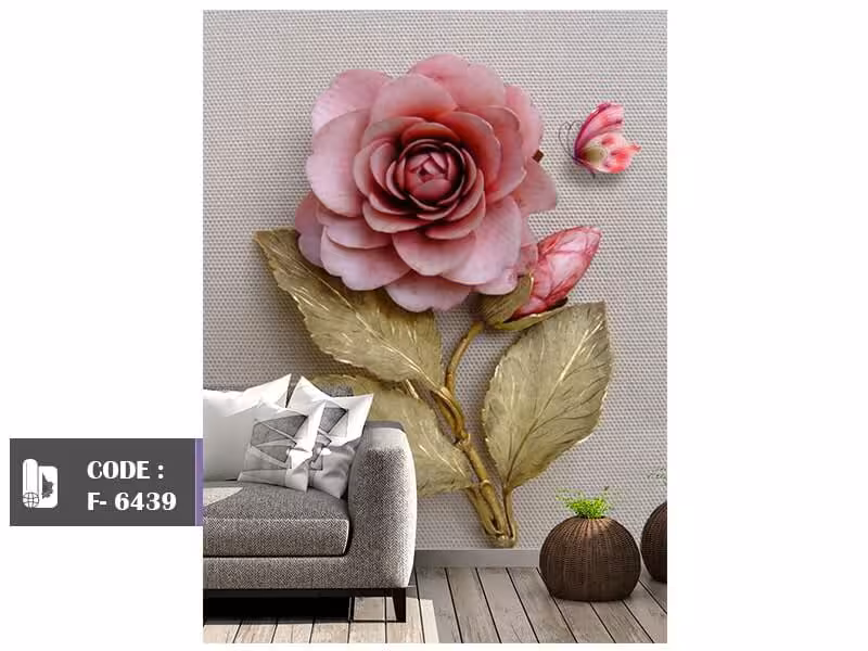 پوستر دیواری گل کد F-6439