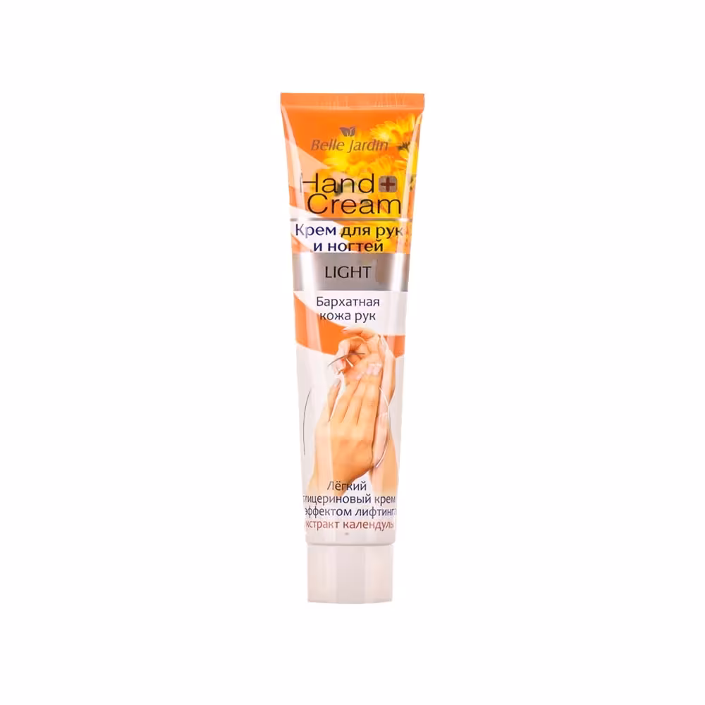 کرم دست و ناخن روشن کننده بل جاردین مدل Bellejardin Hand And Nail Cream Light Velvety Skin