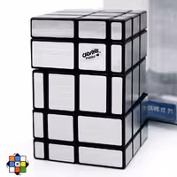 روبیک 3x3x5 آینه ای کوتاه کالوین پازل سیامیز نقره ای