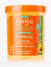 ژل استایل و آبرسان موی فر کنتو مدل آووکادو CANTU Avocado Hydrating Styling Gel 524g