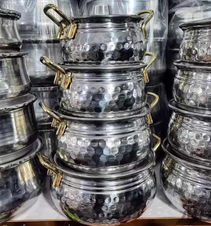 نام کالا:قابلمه 4 عددی چکشی