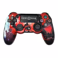 دسته وایرلس ps4 برند PLAY X طرح GOD OF WAR