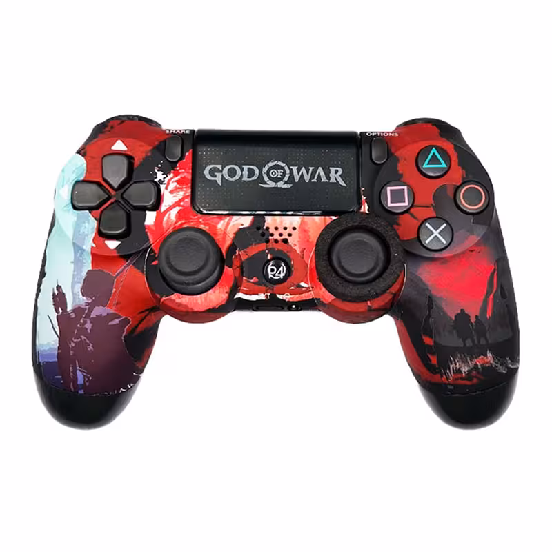 دسته وایرلس ps4 برند PLAY X طرح GOD OF WAR