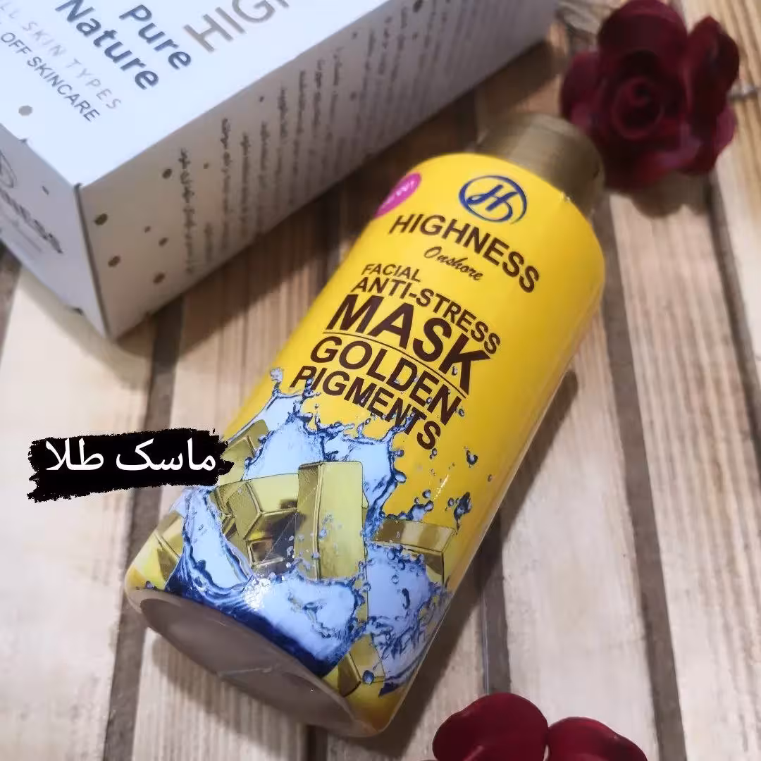 ماسک صورت طلا 