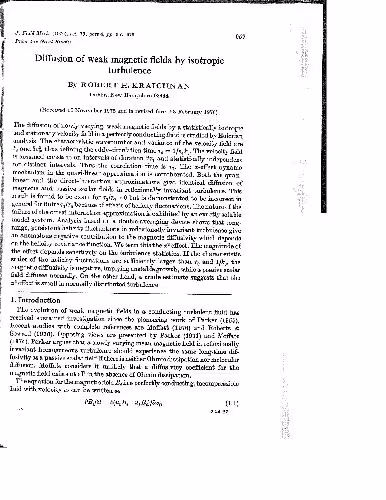 خرید و دانلود نسخه کامل کتاب Diffusion of magnetic fields