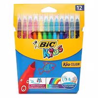 ماژیک 12 رنگ بیک سری Kids مدل Kid Couleur