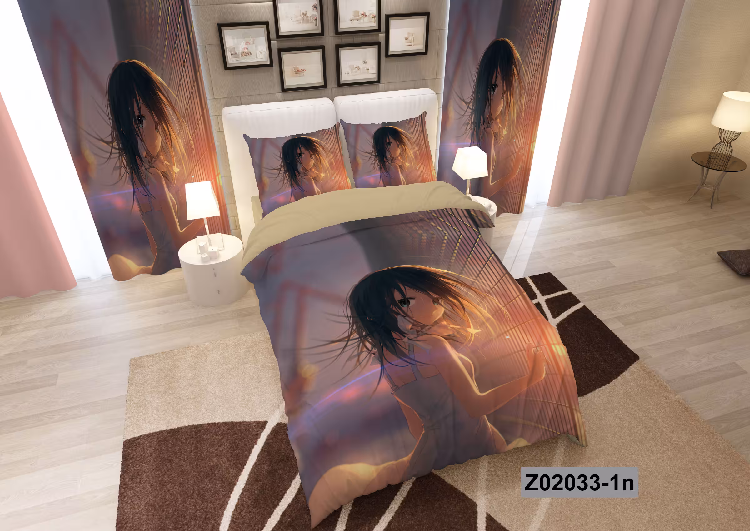 لحاف روتختی تنسل سه بعدی (3D) کالای خواب متین کد 2033