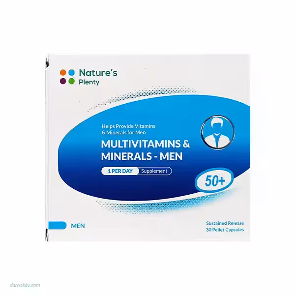 قیمت کپسول مولتی ویتامین و مینرال نیچرز پلنتی آقایان 30 عددی