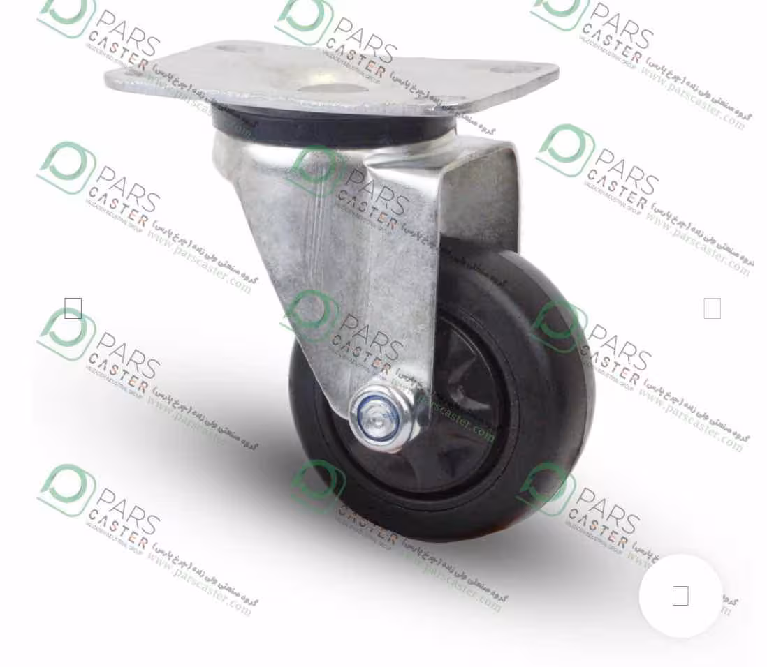 چرخ لوکس کفی گردان سایز 125 ( تضمین کف قیمت با ارسال فووری)
