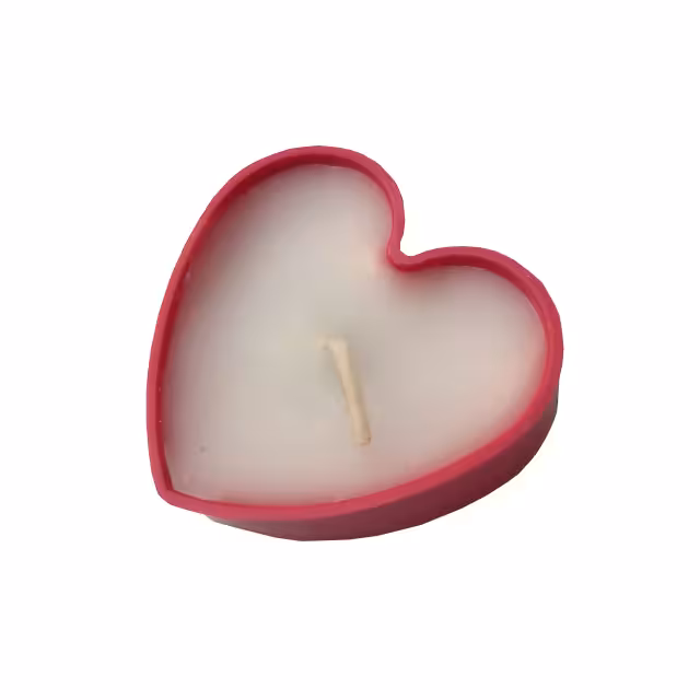 شمع وارمر طرح قلب کد 7477