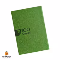دفتر خط دار 100 برگ سبز روشن مکث نوت (Maxnote)