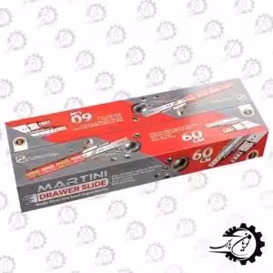 ریل ساچمه ای سه تیکه عرض 3/5 ایرانی سایز 40 مارتینی