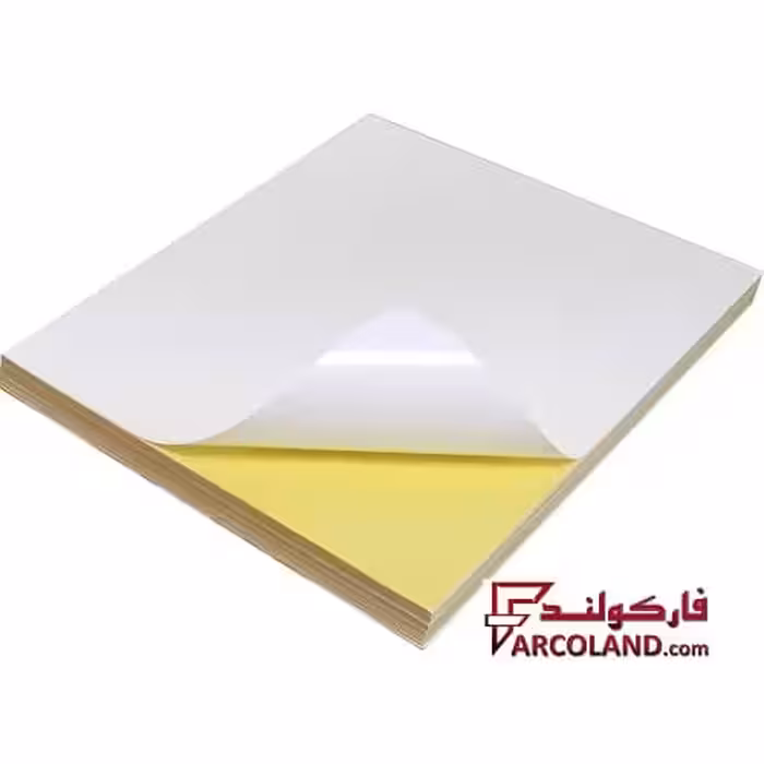 کاغذ پشت چسب دار براق سایز A4 بسته 100 عددی درجه یک