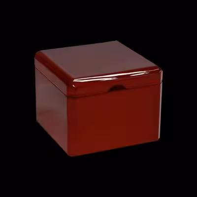 جعبه ساعتی کشیده و بالشتکی پلی استر براق