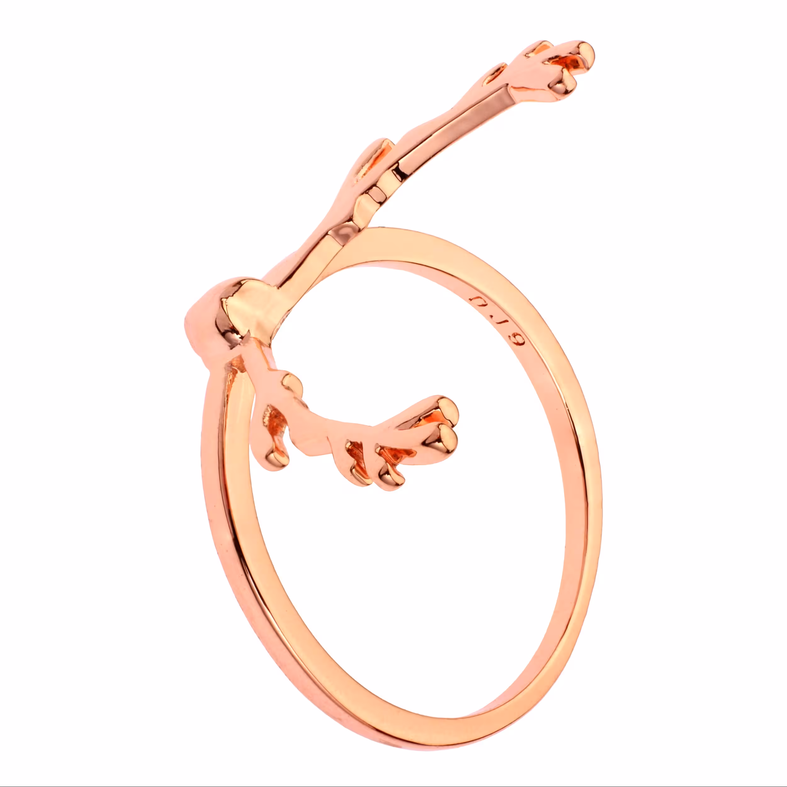 انگشتر زنانه -  ژوپینگ - مدل TR-60 - شاخ گوزن