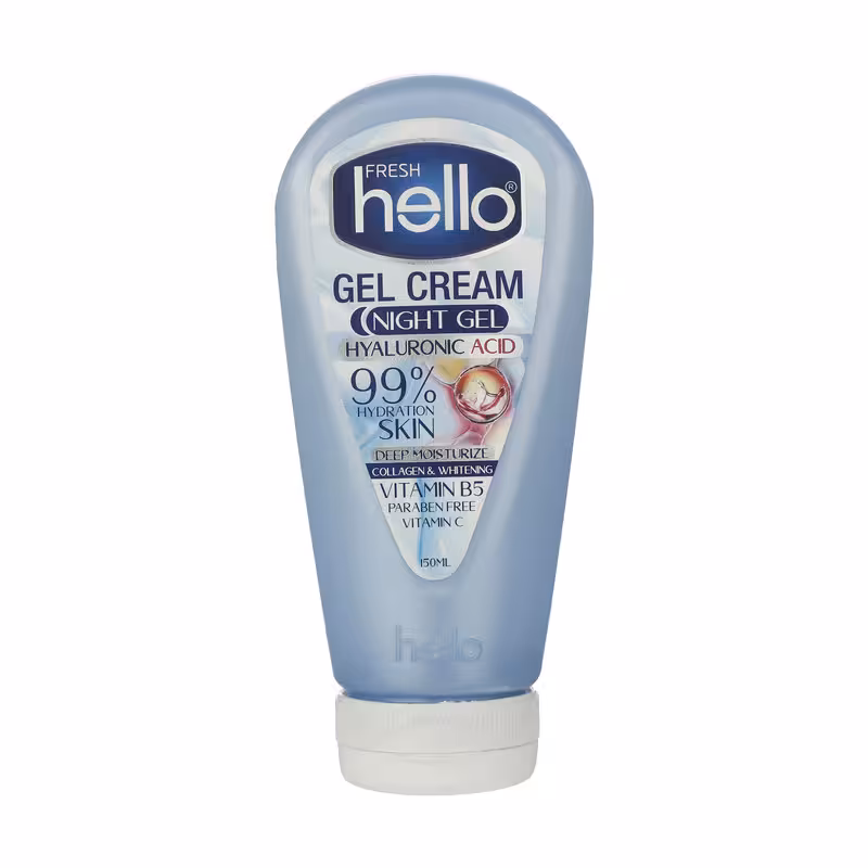 کرم ژل آبرسان هلو فرش مدل Night Gel حجم 150 میلی لیتر