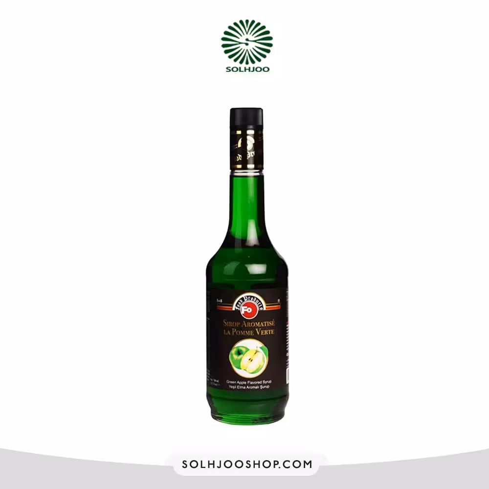 سیروپ فو ویژه طعم سیب سبز