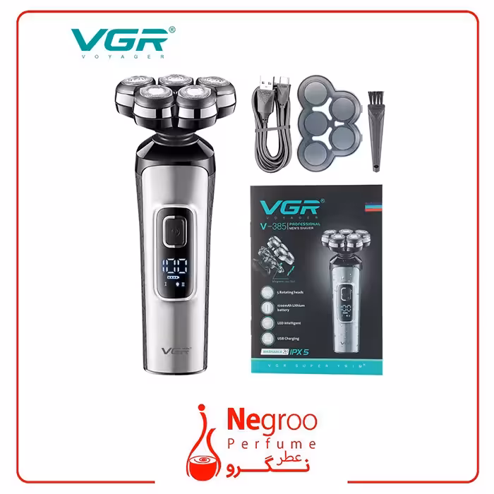 ماشین اصلاح موی صورت وی جی ار مدل VGR V-385