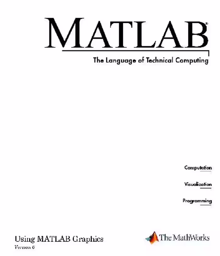 خرید و دانلود نسخه کامل کتاب Matlab-6 0 Graphics