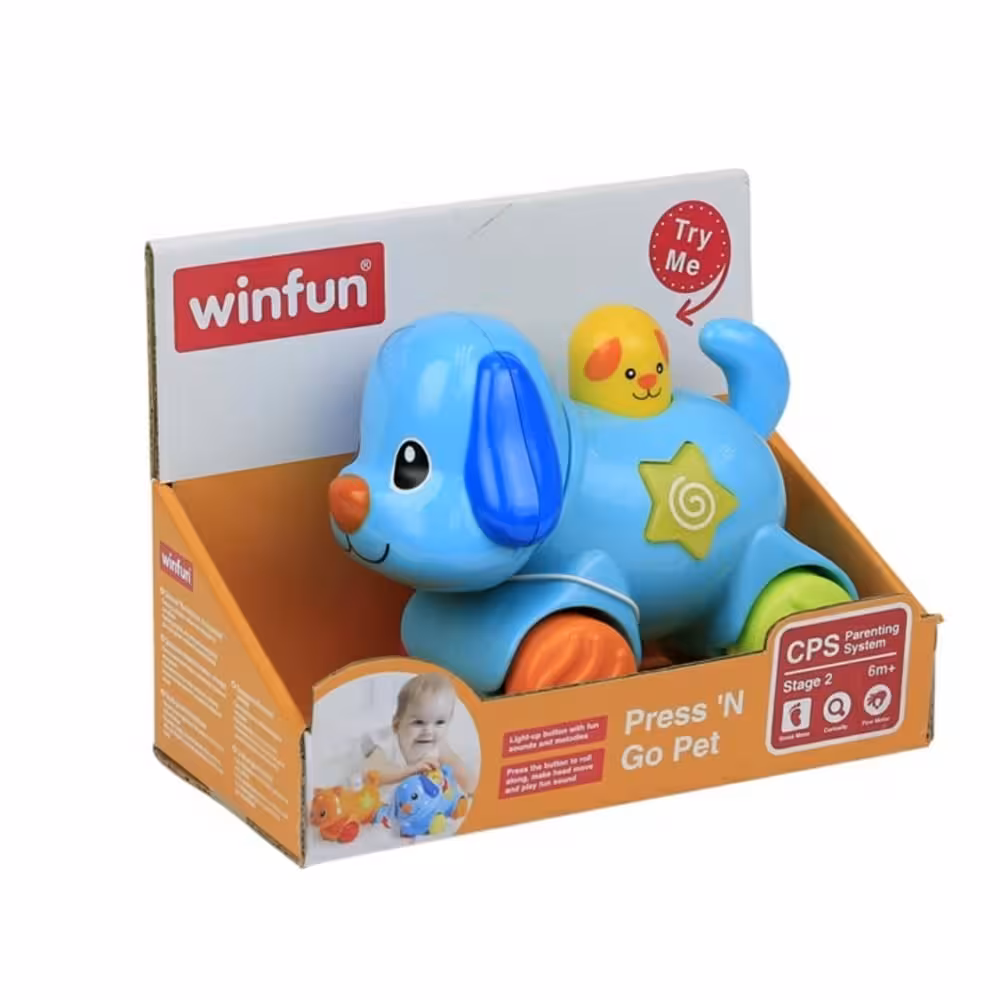 سگ موزیکال وین فان Press n go pet win fun
