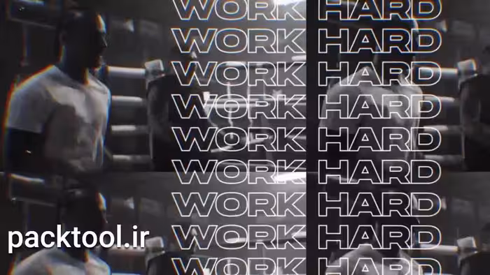 دانلود پروژه آماده اسلایدشو در پریمیر Fighter Dynamic Opener - پک تول