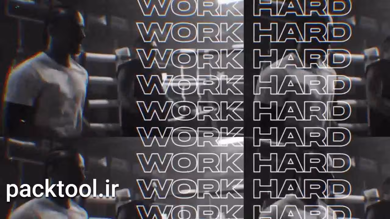 دانلود پروژه آماده اسلایدشو در پریمیر Fighter Dynamic Opener - پک تول