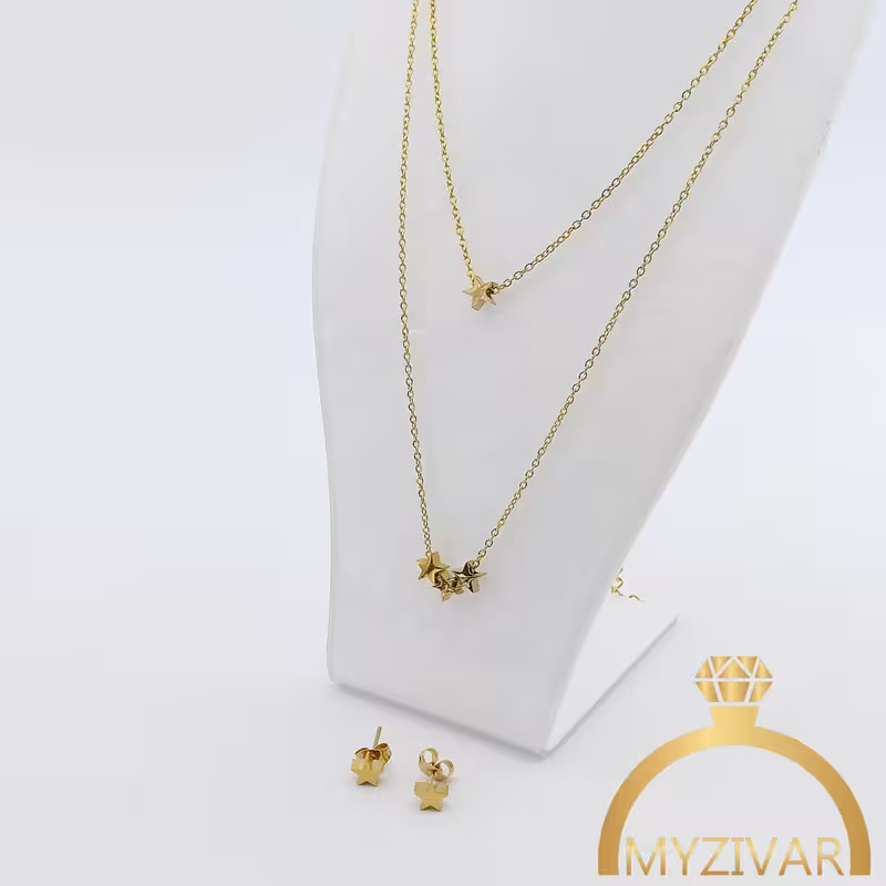 نیمست استیل طرح طلا | 5880