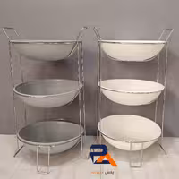 جاپیازی 3طبقه پلاستیکی محصول  پادیز تهیه شده از بهترین مواداولیه در رنگ بندی مختلف