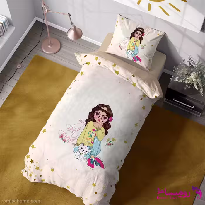قیمت و خرید روتختی طرح جولیا یک نفره برند دکو کد Bd920