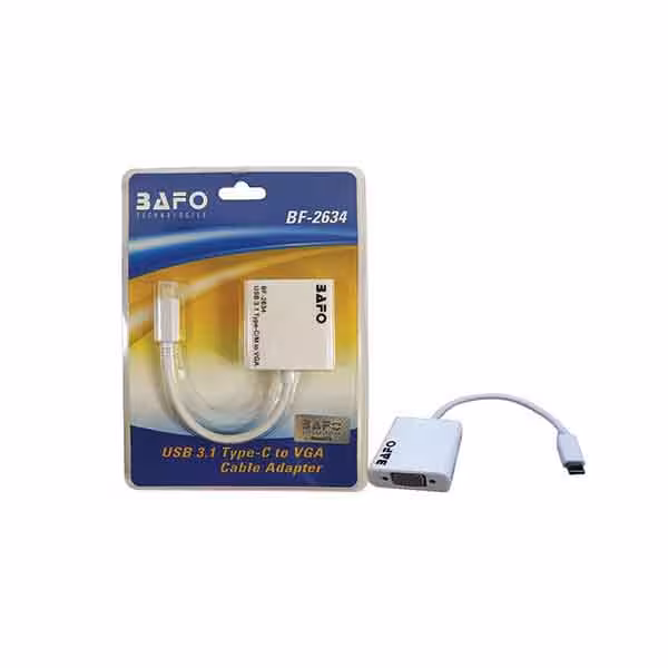تبدیل Type-C به VGA بافو مدل BF-2634