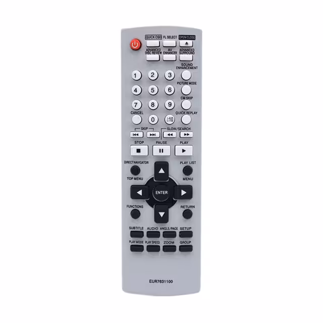 ریموت کنترل DVD پاناسونیک مدل EUR7631100