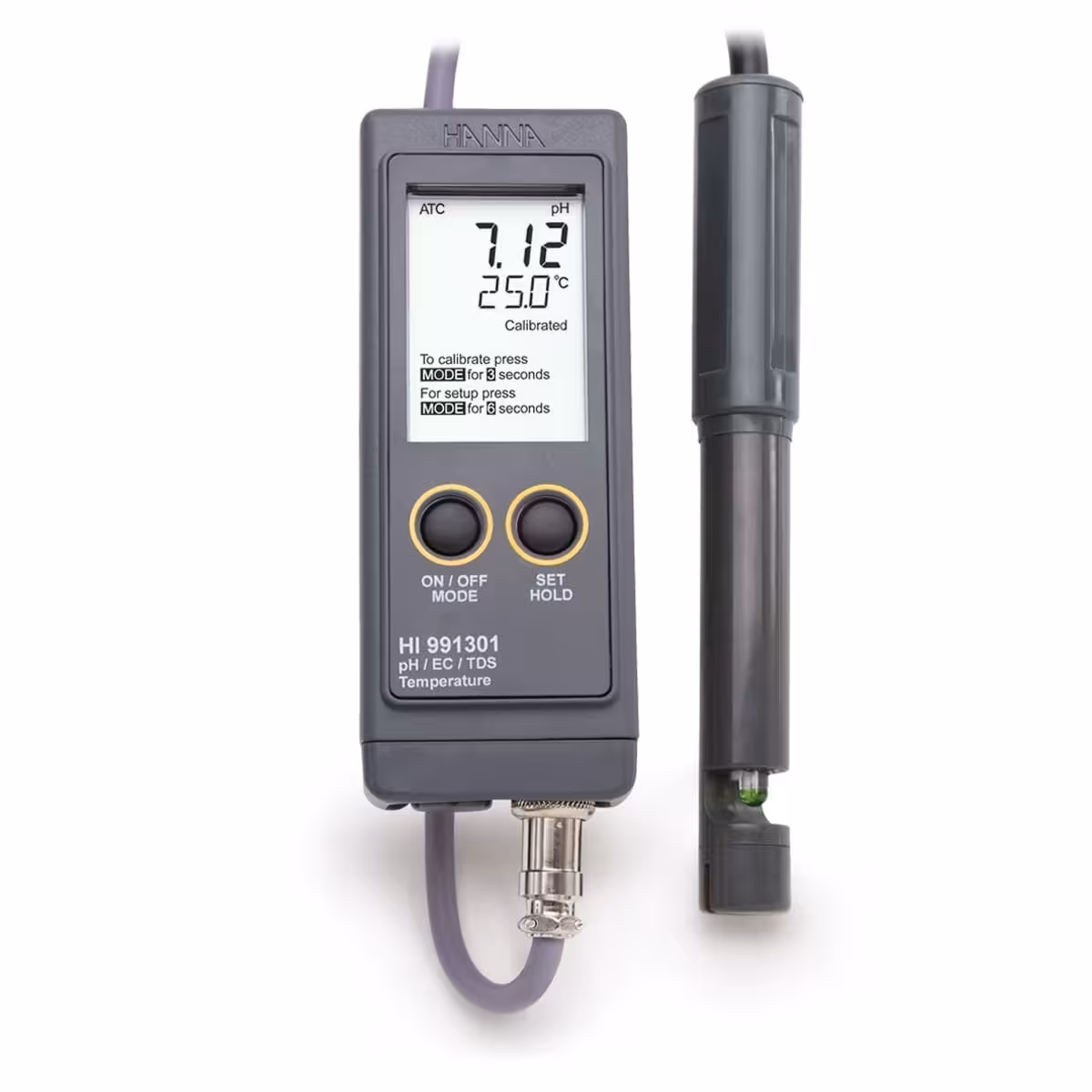 تستر قابل حمل pH-EC-TDS و دما مدل HI991300