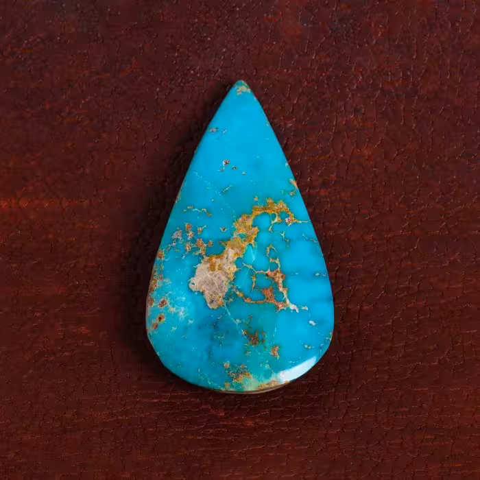 نگین فیروزه شجری کد 13909 - جواهری مشاهیر