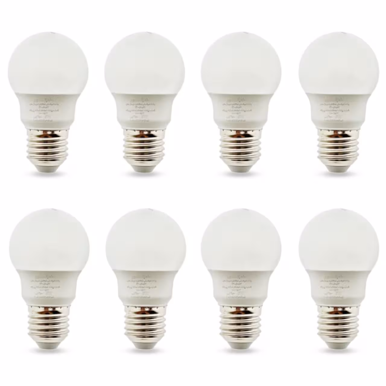 لامپ ال‌ای‌دی حبابی  5وات نمانور مدلA50 پایهE27 مجموعه 8 عددی