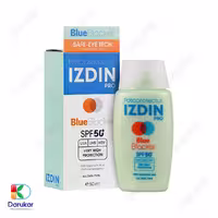 فلوئید ضد آفتاب روشن کننده بلو بلاکر ایزدین پرو SPF50 حجم 50 میلی لیتر