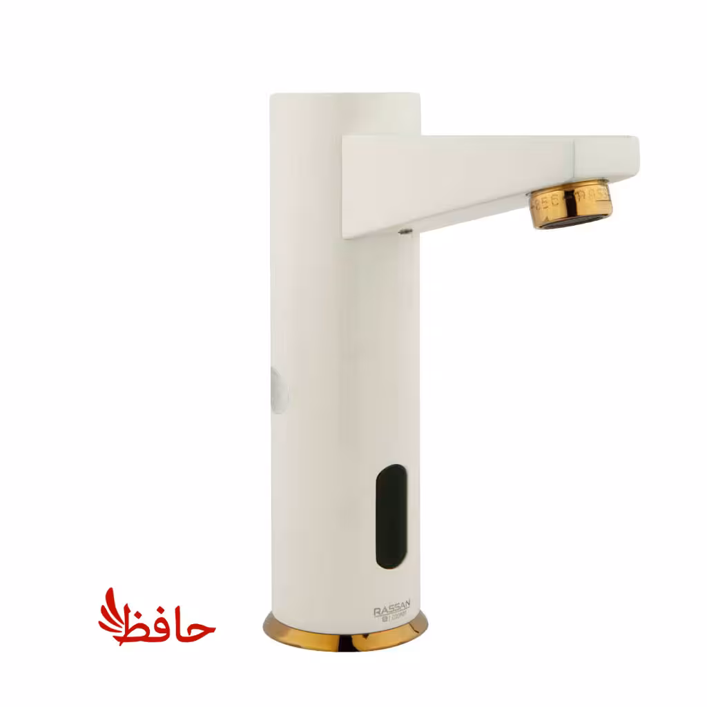 شیر روشویی چشمی راسان مدل ترنم شیری طلایی