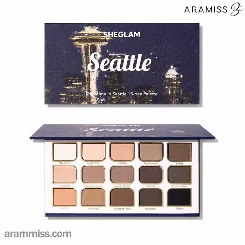 پالت سایه 15 رنگ زمان نمایش در سیاتل شیگلم مدل Showtime in Seattle