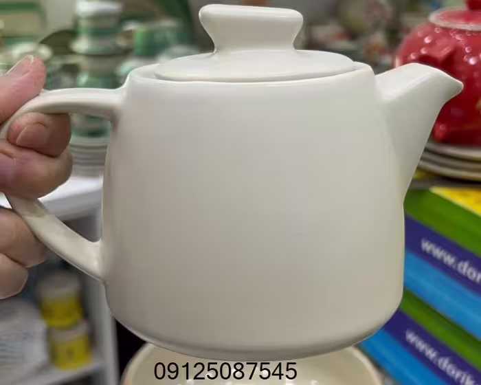 قوری دمنوش ساز شیشه ای دوریکا طرح مات