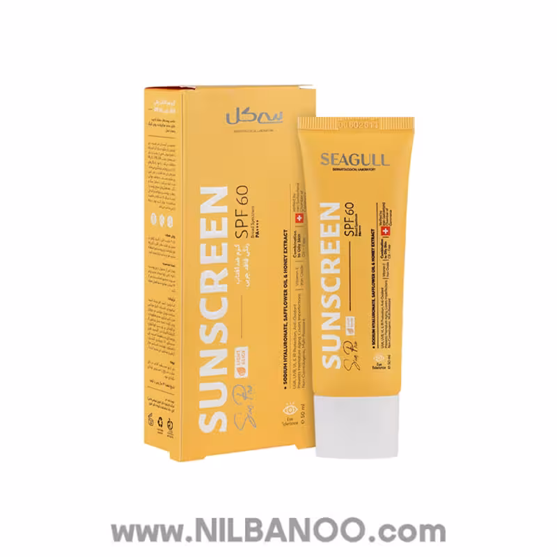 ضدآفتاب رنگی فاقد چربی سی گل SPF60 بژ روشن