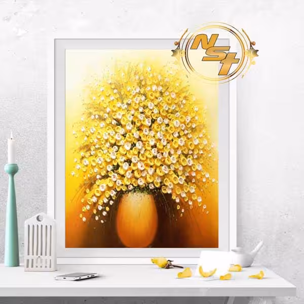 تابلو دکوراتیو طرح گلدان کد GH113