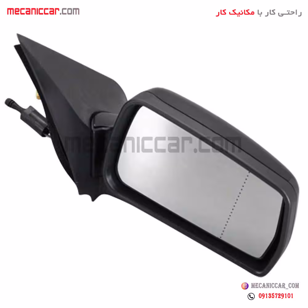 اینه کامل دستی قدیم قاب یک تیکه راست سمند کاوج