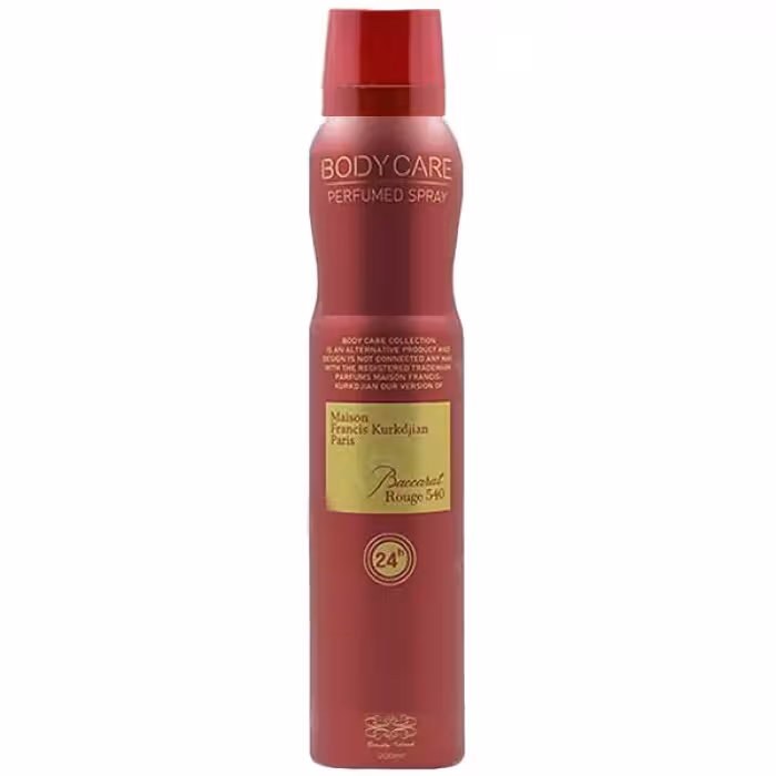 اسپری بدن بادی کر زنانه باکارات رژ