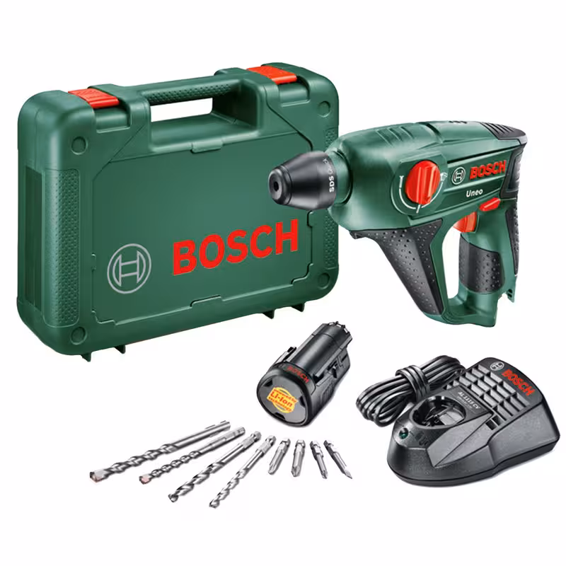دریل پیچ گوشتی چکشی شارژی بوش مدل UNEO