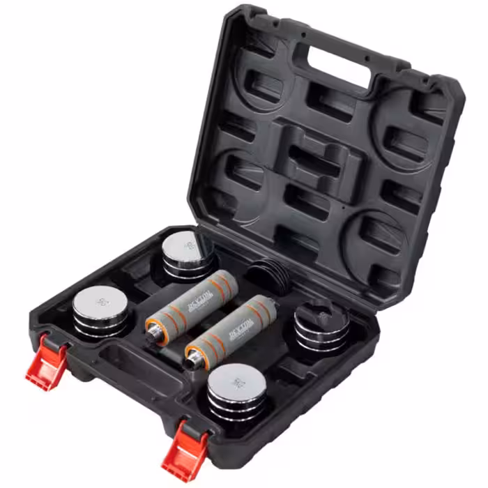 دمبل گرد قابل تنظیم 5 کیلوگرم رکستون مدل Arm Strong بسته 2 عددی