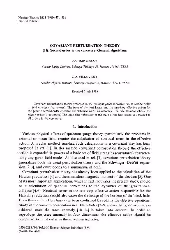 خرید و دانلود نسخه کامل کتاب Covariant perturbation theory II. Second order in the curvature (Nucl.Phys.B)